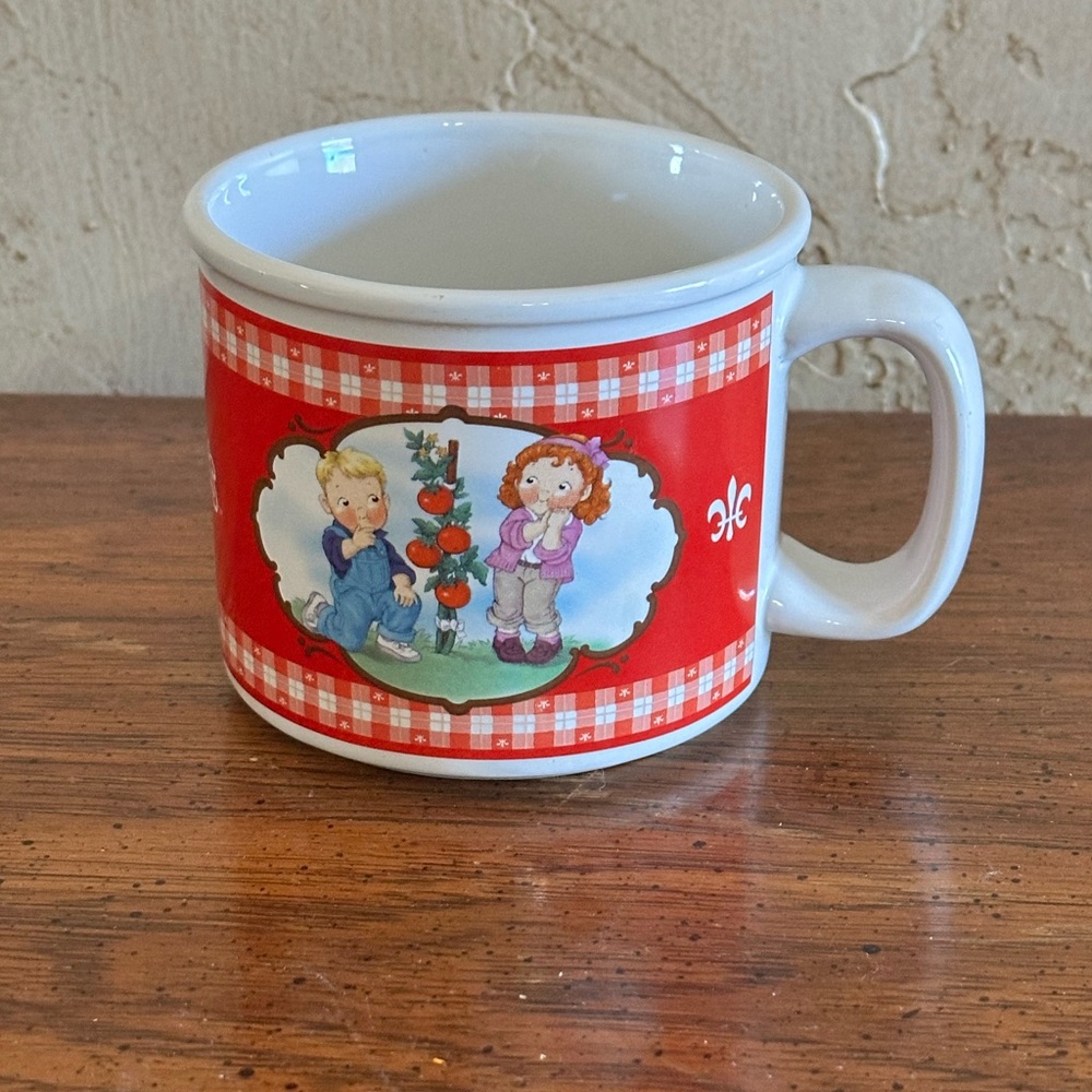 Vtg 2002 Campbell’s Soup Kids Collectible Coffee Soup Cup Mug Bowl Country Farm